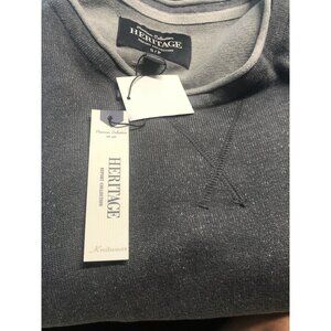 Heritage Premium Terry Sweatshirt Mens Pullover Small S Gray Lightweight New NWT